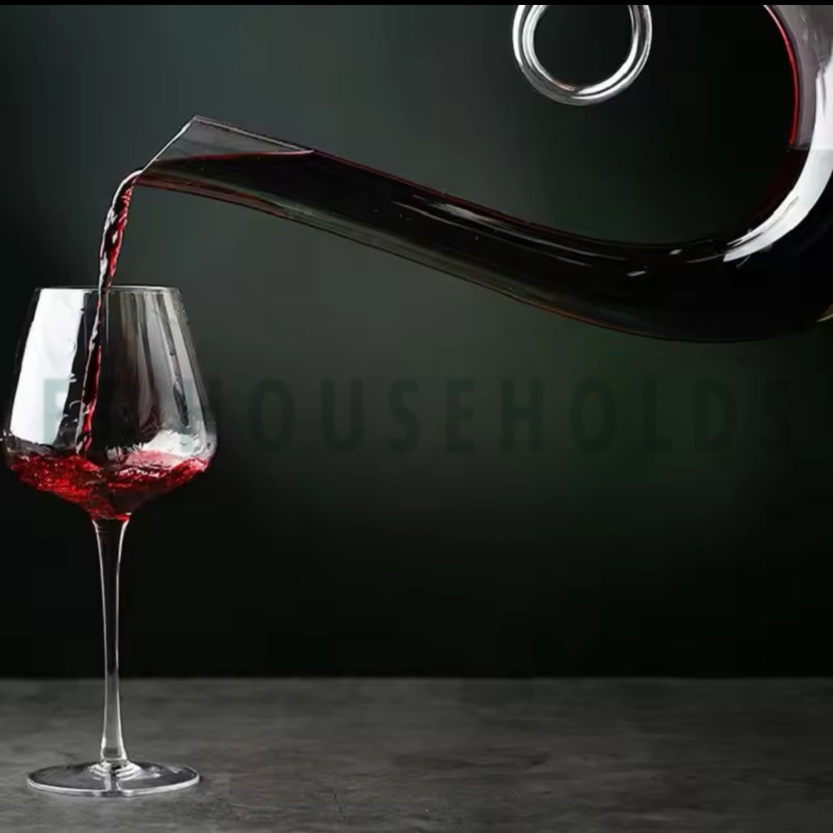 Handmade Crystal Wine & Beverage Decanter,  Dining Room 1500ml
