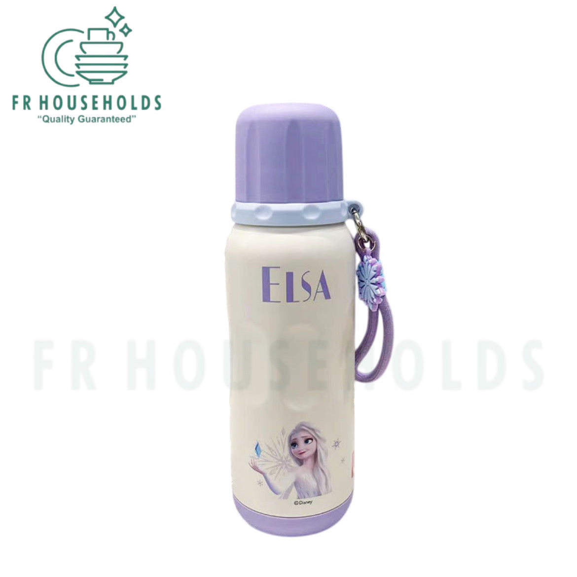 Walt Disney Frozen Elsa Insulated Water Bottle With Comfy Grip 600ml