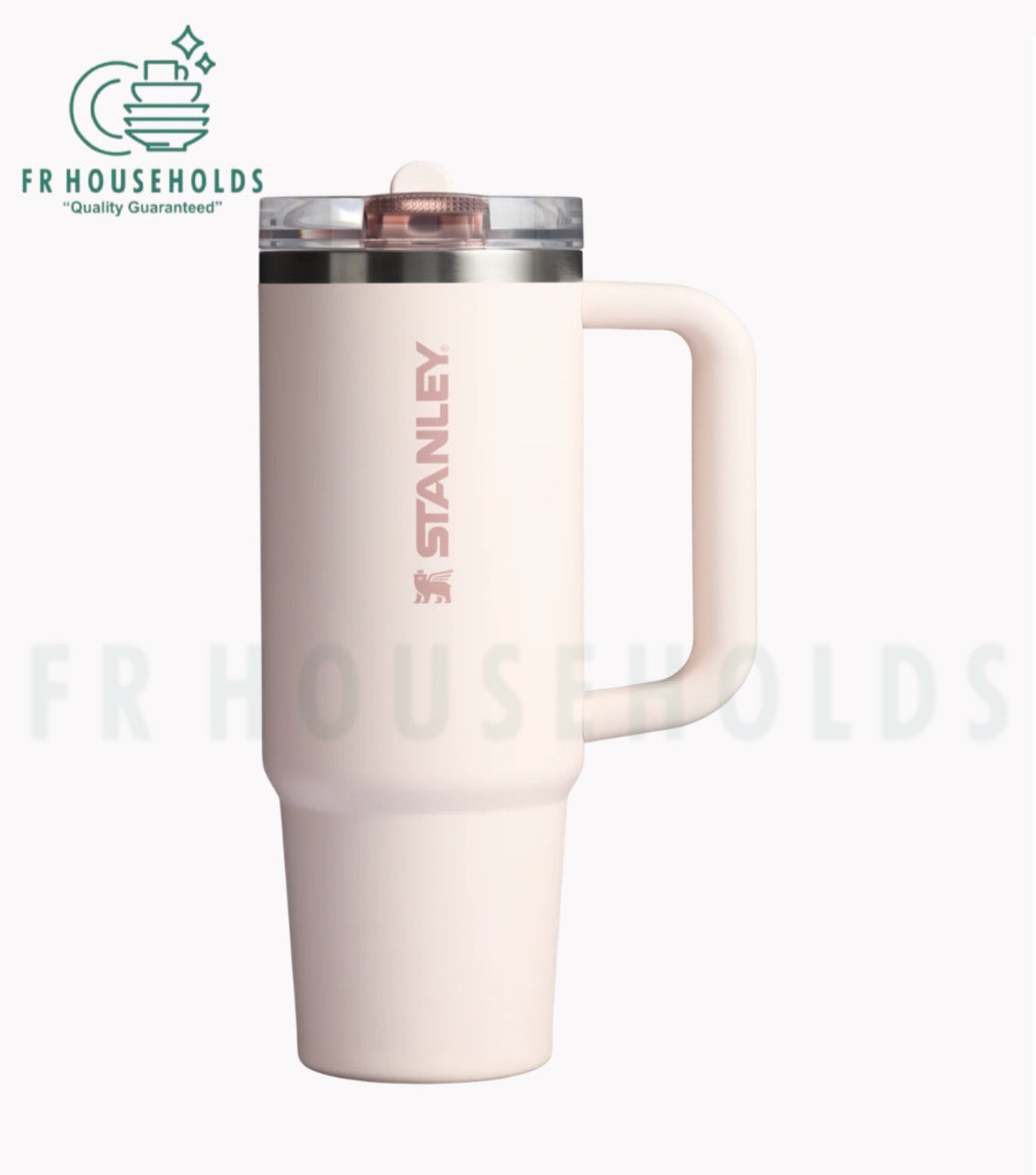 STANLEY THE QUENCHER ROSE QUARTZ PROTOUR FLIP STRAW TUMBLER | 1.2L (Leak Proof)