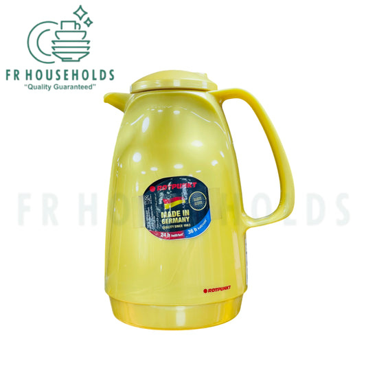 ROTPUNKT Flask – Hot & Cold Beverage Thermos with Glass Liner (Made in Germany) | 1000ml