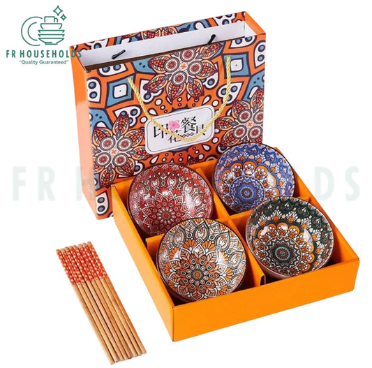 Professional 2-Piece Bowl Set – Excellent Quality With Chopsticks