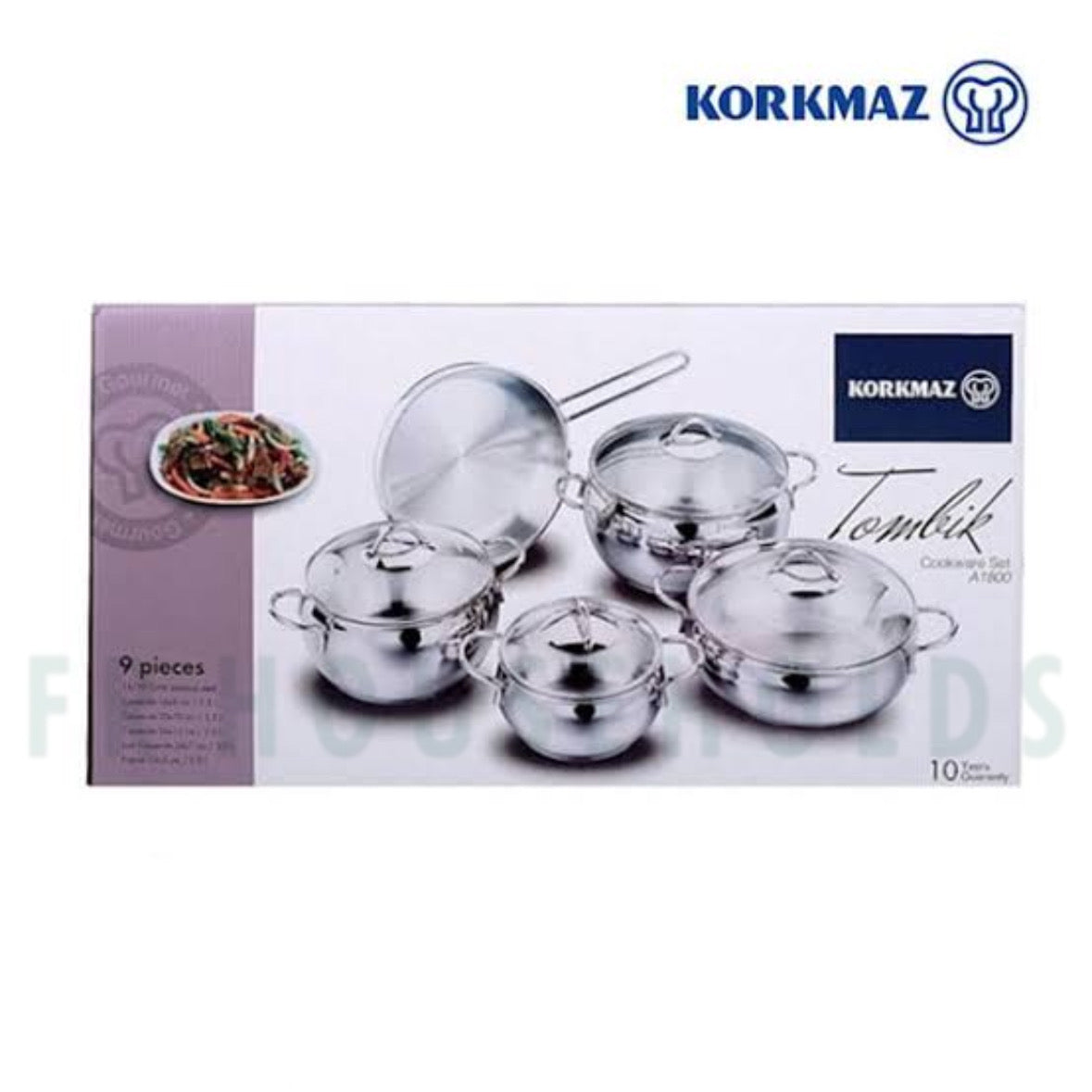 Korkmaz Tombik 9 Piece Cookware Set – Türkiye
