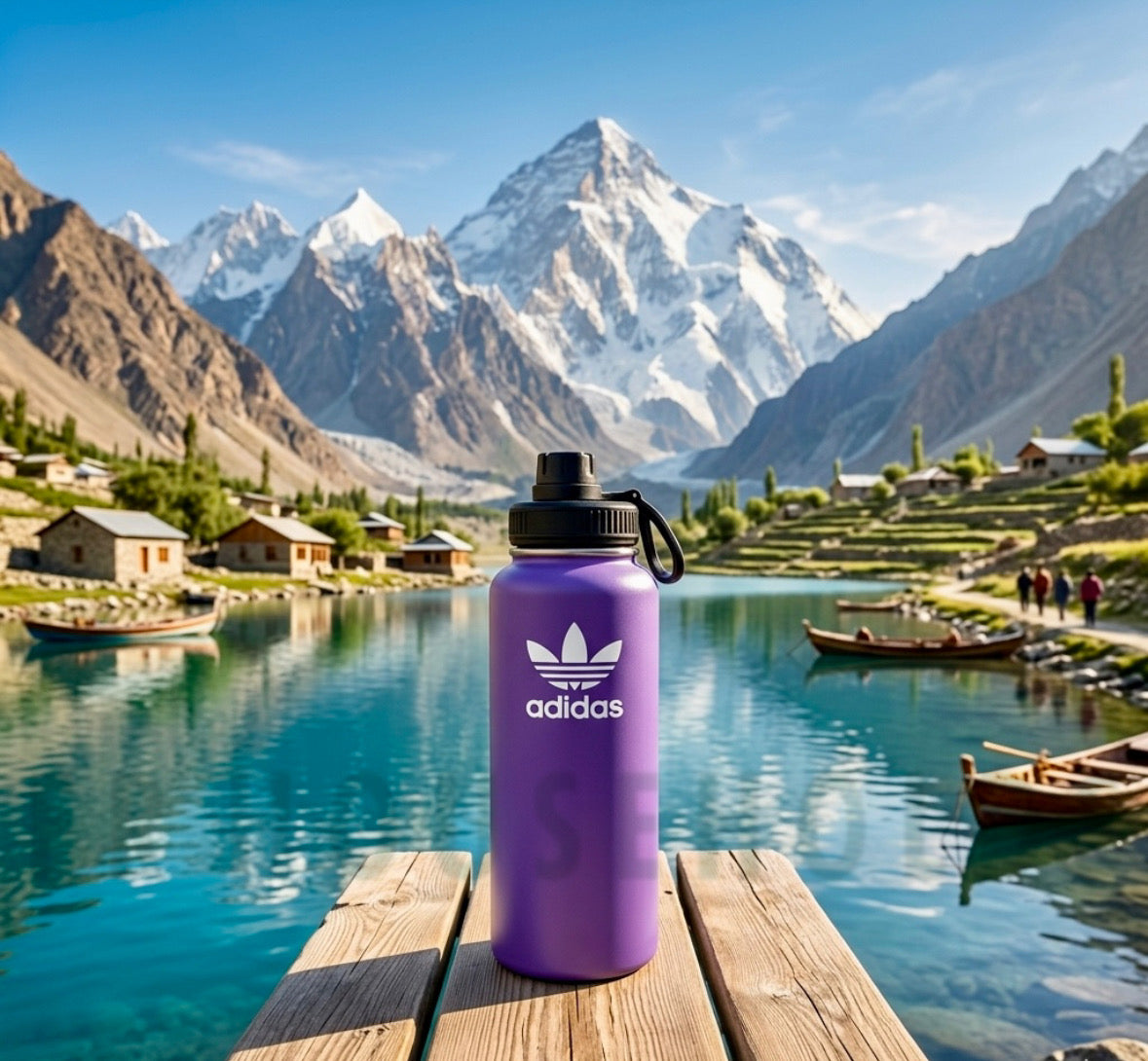 Adidas Insulated Water Bottles - 32oz Leak-Proof Sports Flasks