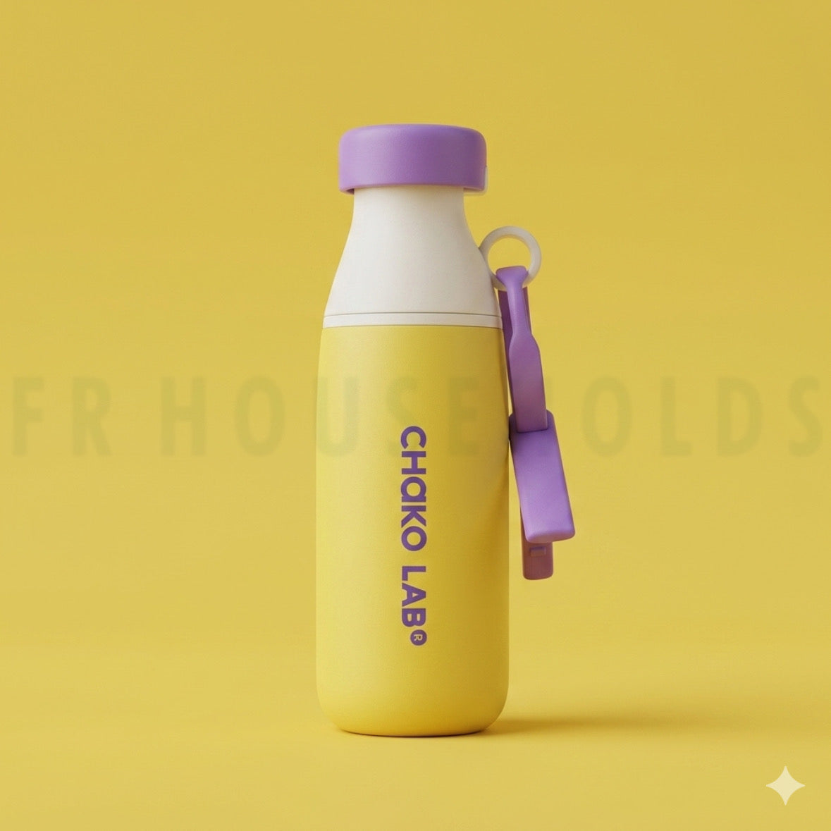 Chako Lab Insulated Water Bottle - Aesthetic & Leakproof Travel Flask | 500ml