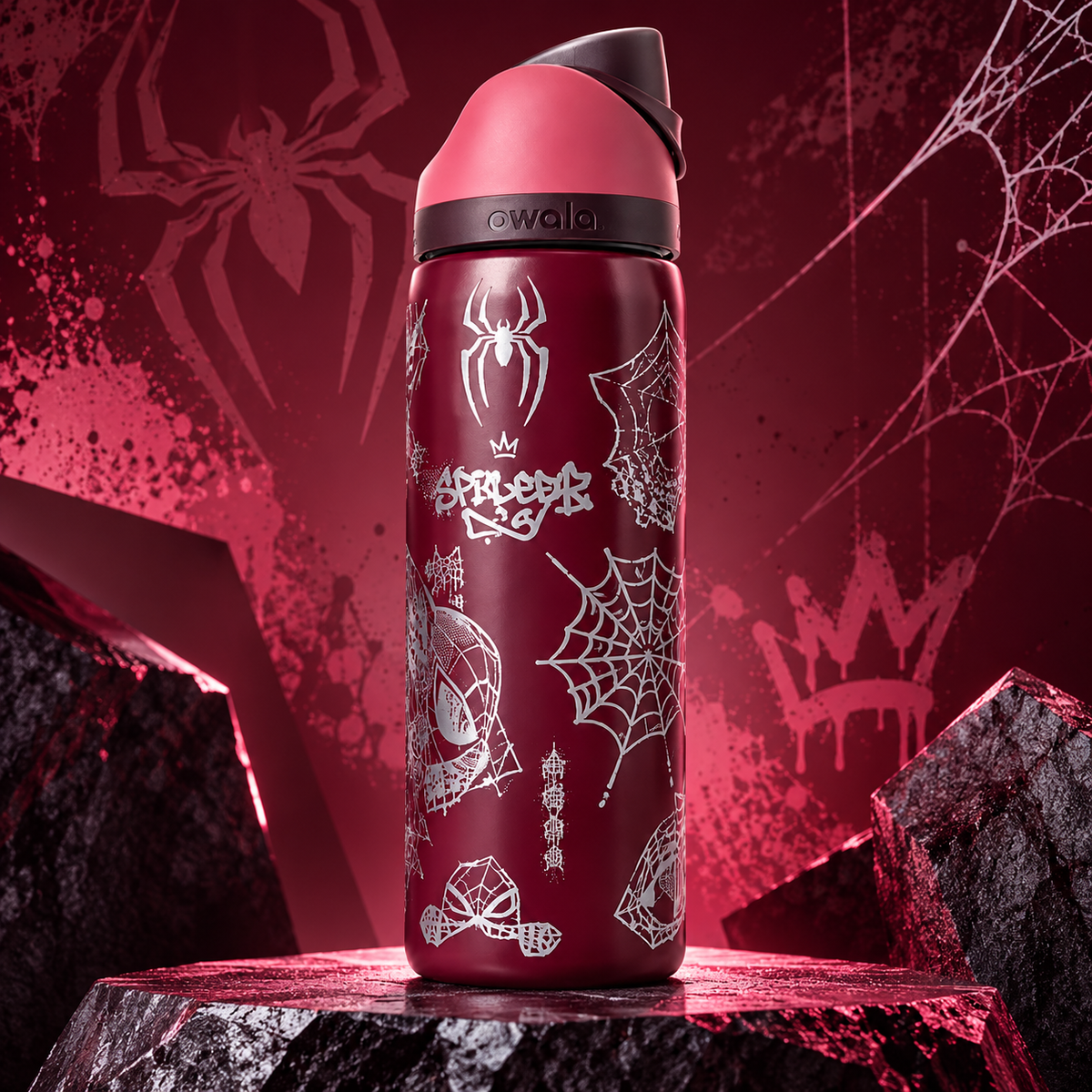 Owala FreeSip® Water Bottle - 32oz | Marvel Spider-Man