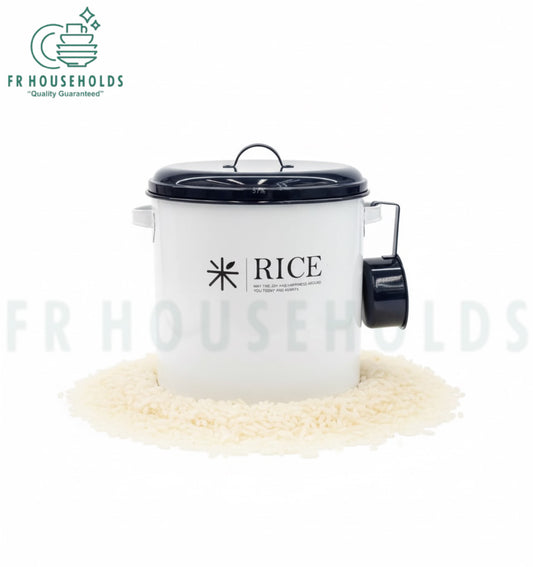 5-Liter Tin Rice Bucket