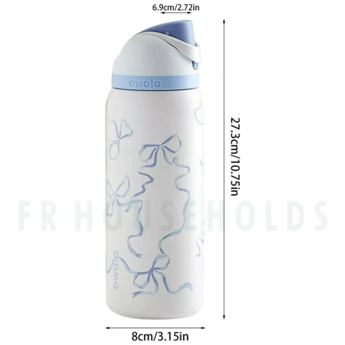 Owala FreeSip® Tied & True Blue Bow 24OZ Urban Outfitters