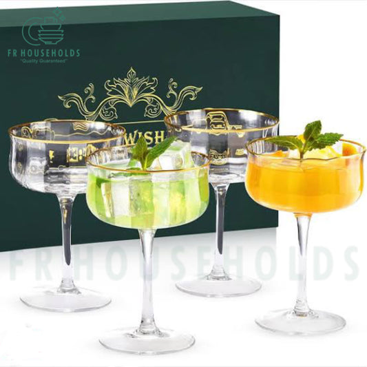 Louise Roe Crystal Martini Glass - 260ml - 6PC