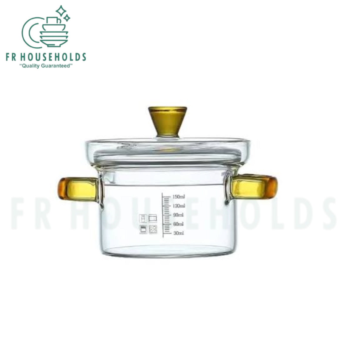 450ml - 350ml | Glass Cooking Pot – Elegant & Heat-Resistant