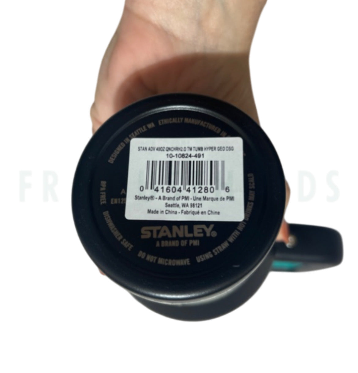 Stanley The Quencher H2.O Tumbler | Black Hyper Geo