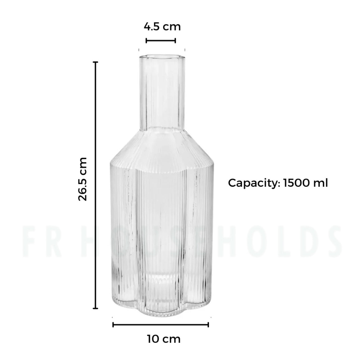 Flower Shaped Bedside Carafe – 1500ml