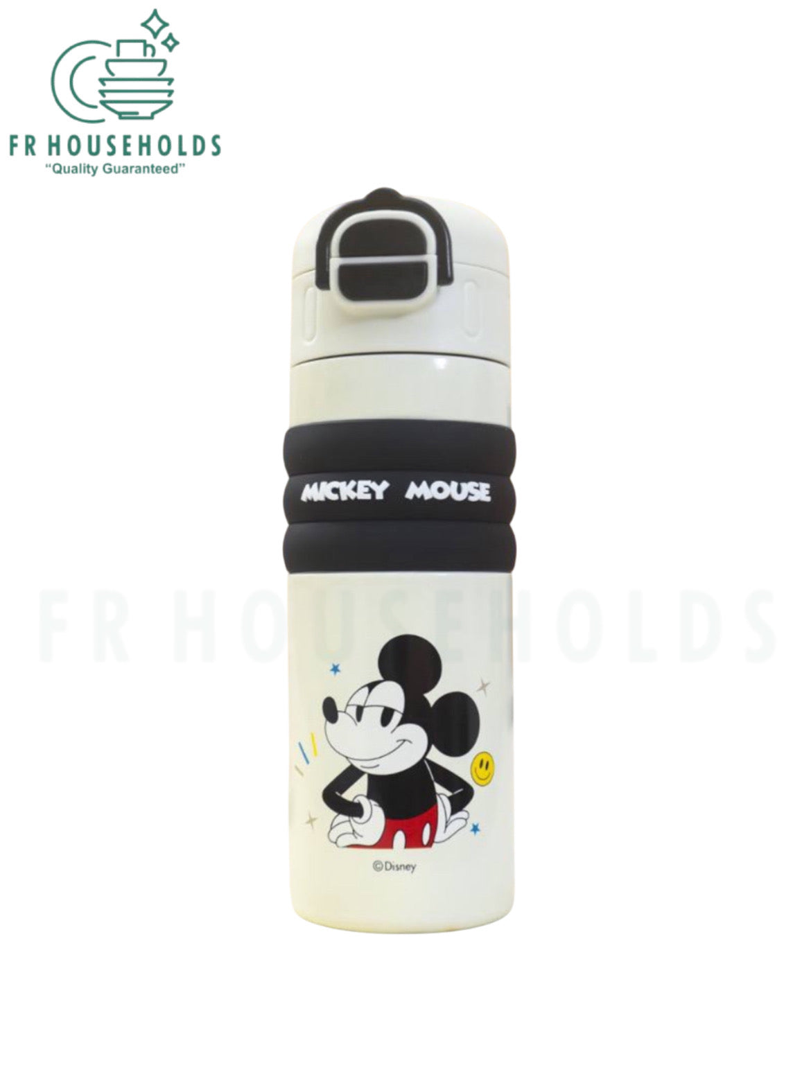 Walt Disney Mickey Mouse Insulated Water Bottle With Comfy Grip 550ml
