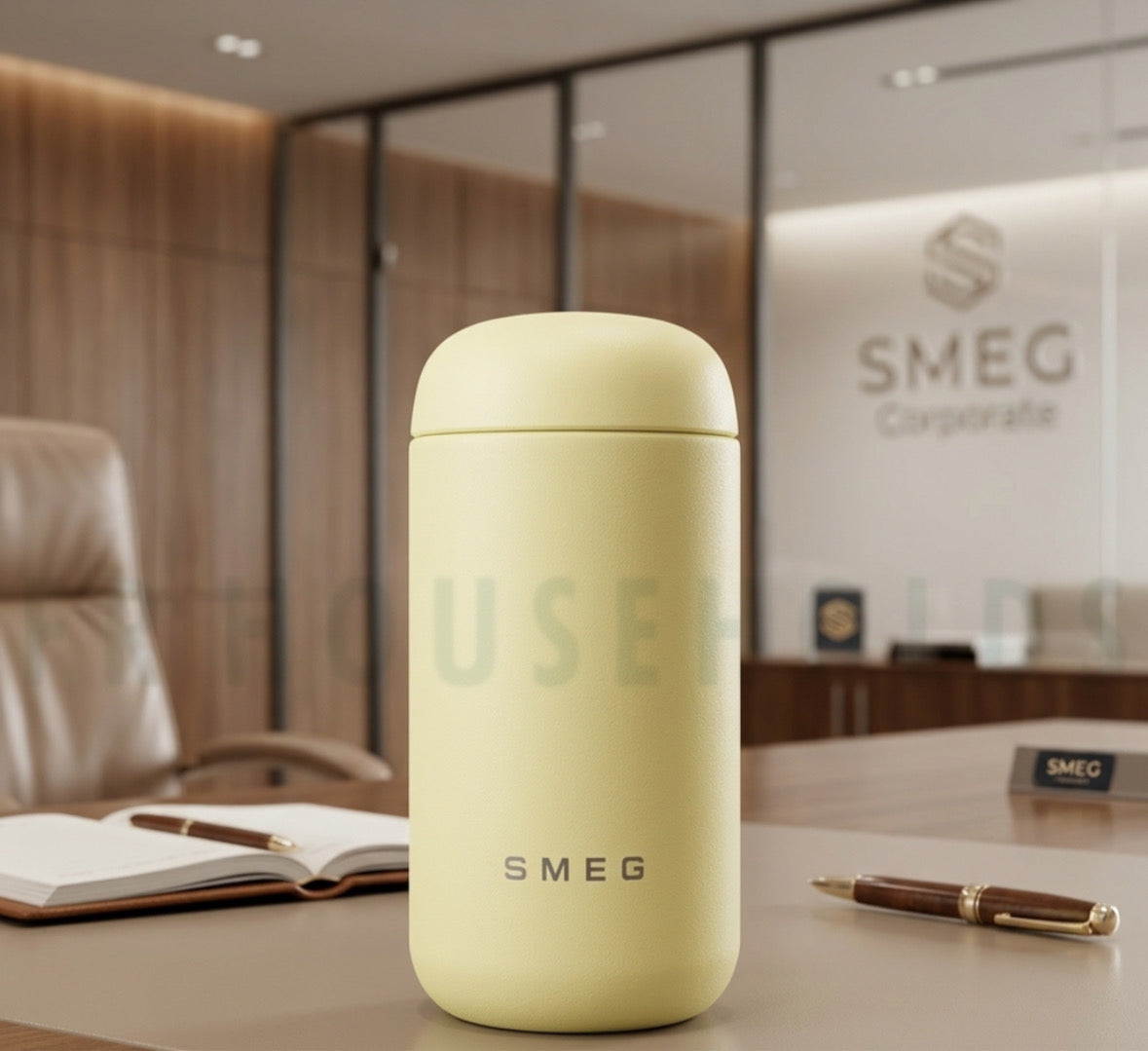 SMEG Insulated Coffee Mug 350ml | Hot & Cold Travel Tumbler