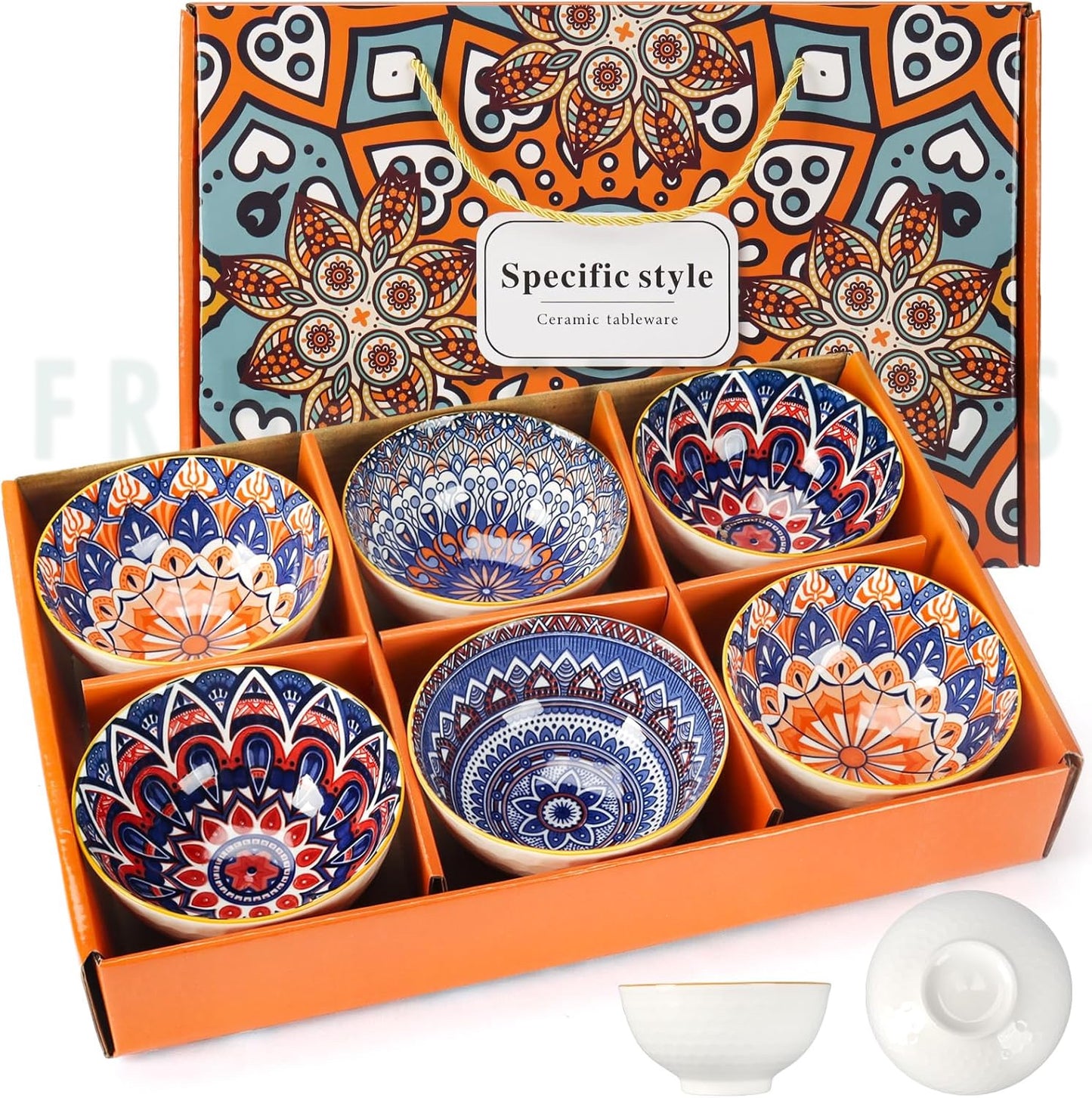 Professional 6-Piece Bowl Set – Excellent Quality With Chopsticks