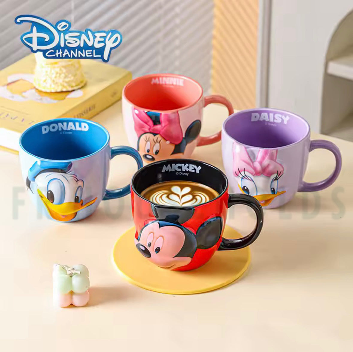 Disney Donald Duck 3D Sculpted Ceramic Mug - Blue 16oz Coffee Cup