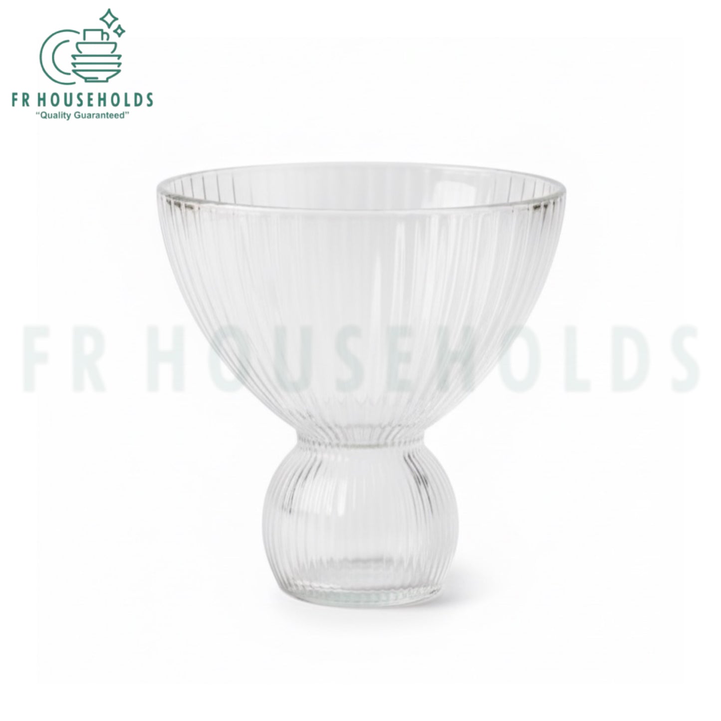 300ml Ice Cream Bowl Set of 6 – Elegant Glass Dessert Bowls for Everyday & Party Use