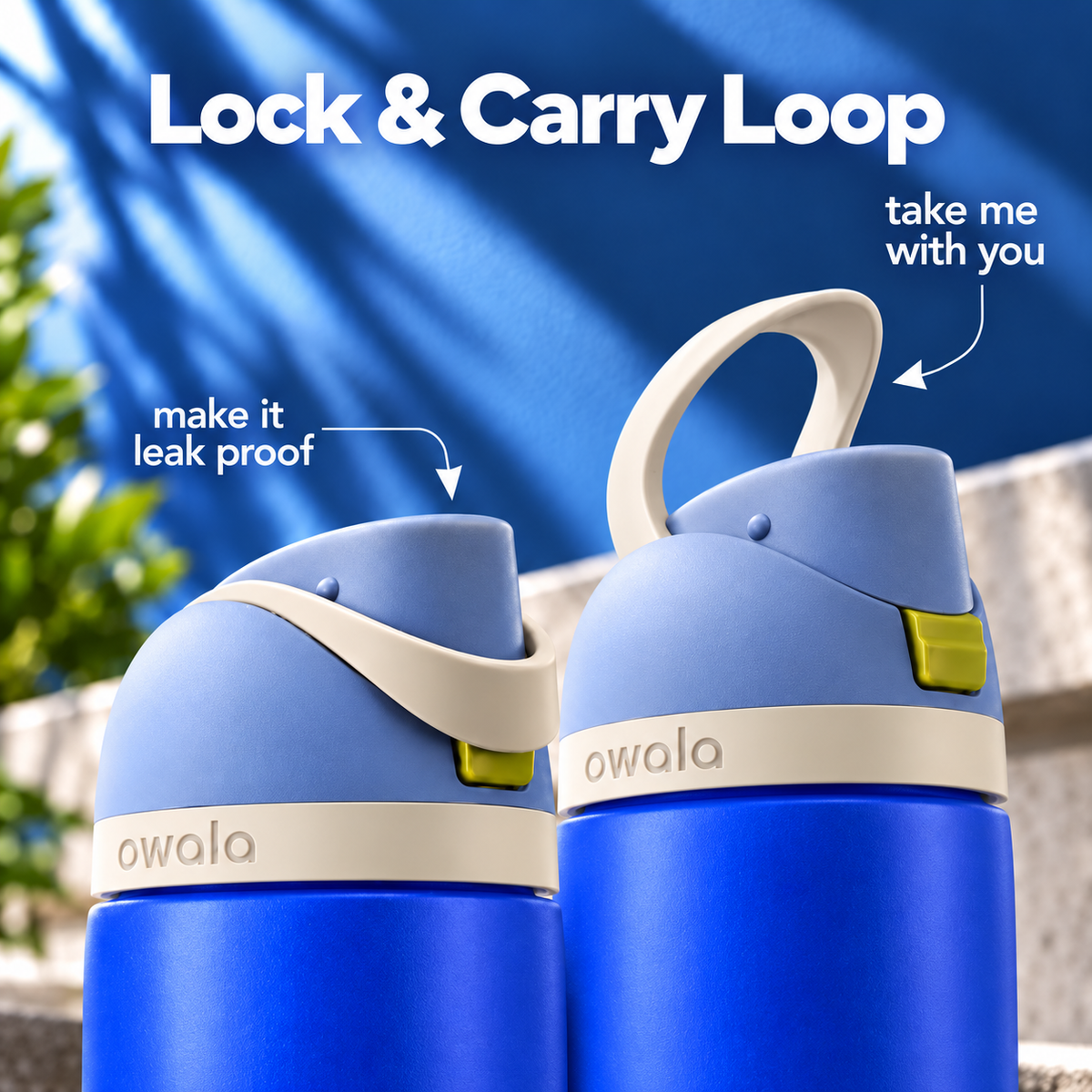 Owala FreeSip® Water Bottle - 32oz | Cobalt Crush