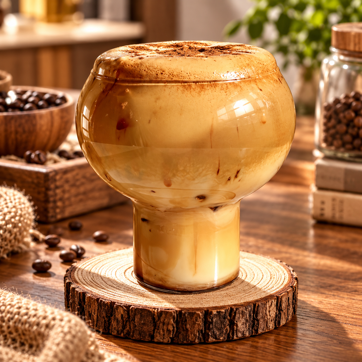 Bubble Shape Ice Coffee Glass | 300ml