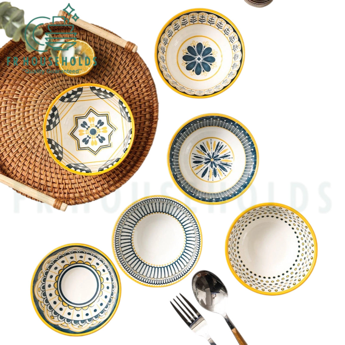 Professional 6-Piece Bowl Set – Excellent Quality With Chopsticks