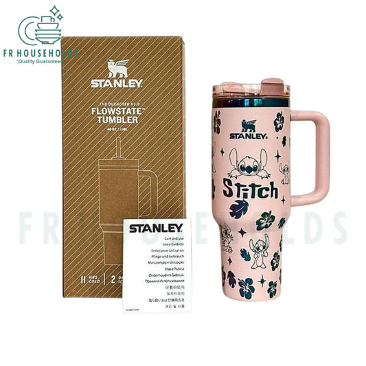 Stanley The Quencher H2.O Tumbler | 40OZ - Stitch Special (Powder Pink)