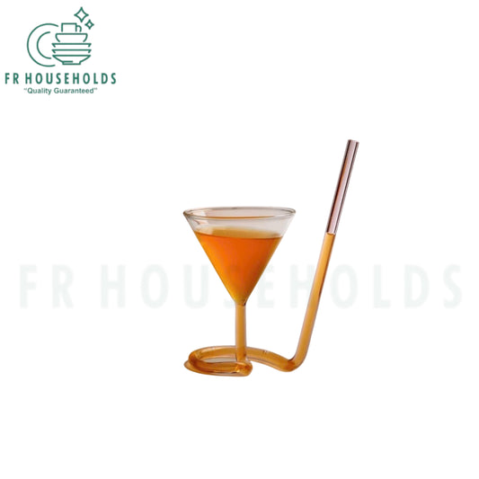 Funnel Straw Glass - Cocktails Serving - 200ml