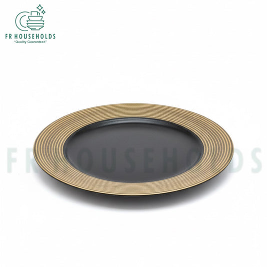 10-Inch Scratchless Stoneware Pattern Plates – Durable, Elegant & Everyday Dining Essentials | 6 Peices