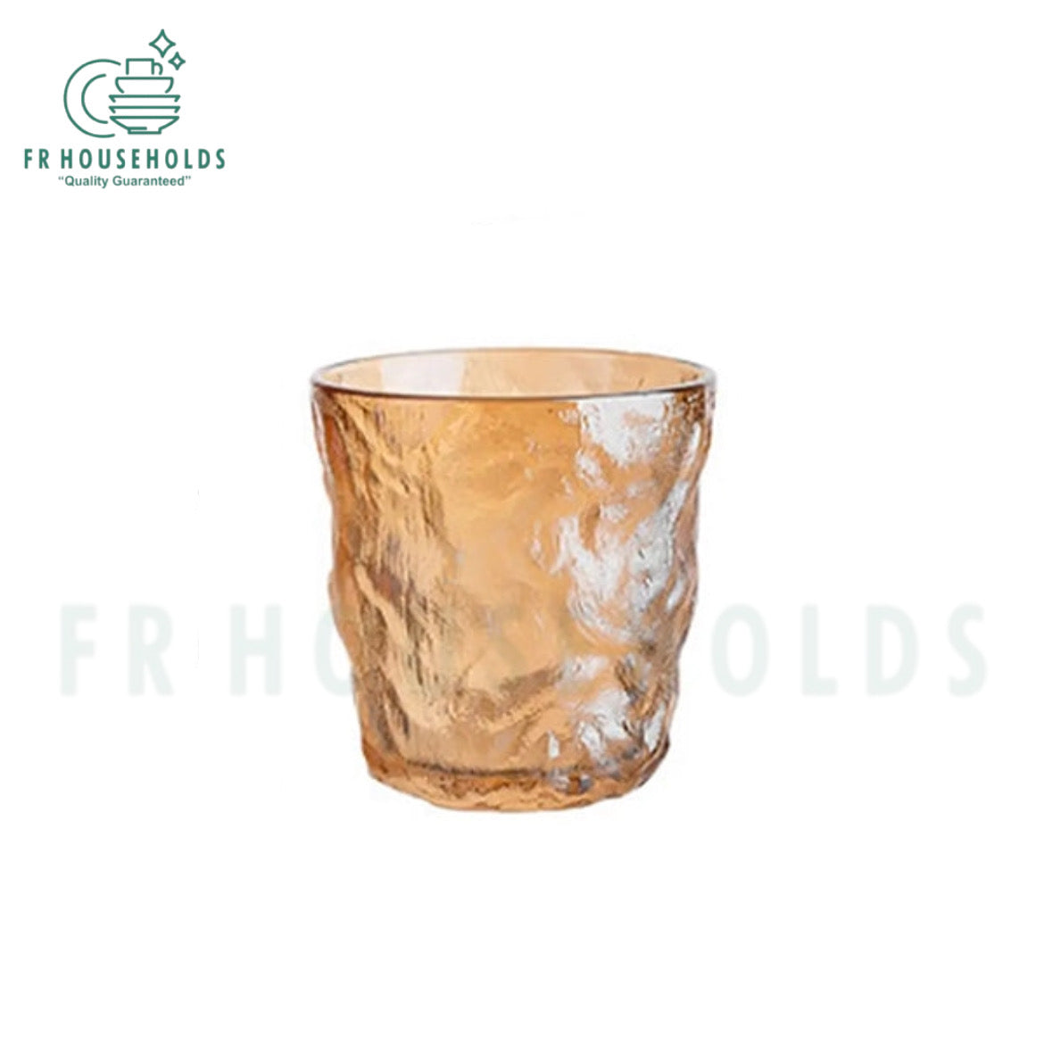 Frozen Ice Drink Glass | 280ml - Gold - 6PC