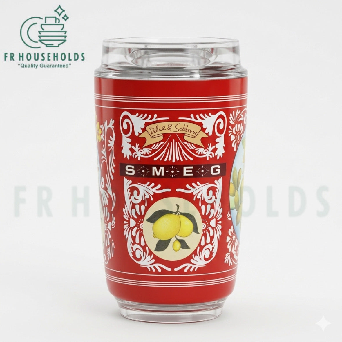 SMEG x Dolce & Gabbana Coffee Cup 320ml | Sicily Is My Love – Red Cherries