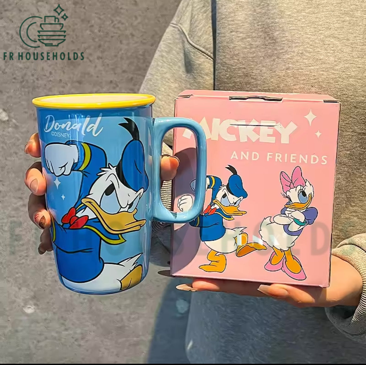 Walt Disney Donald Duck Porcelain Mug With Original Disney Gift Box