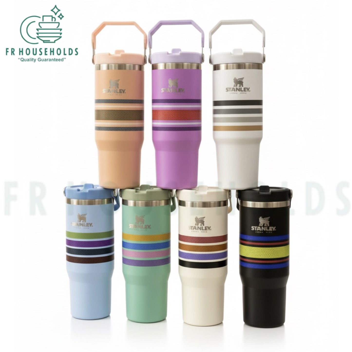 30oz FlipStraw FlowState Stanley Tumbler – Leak-Proof, Durable & Travel Friendly (Premium Dupes)