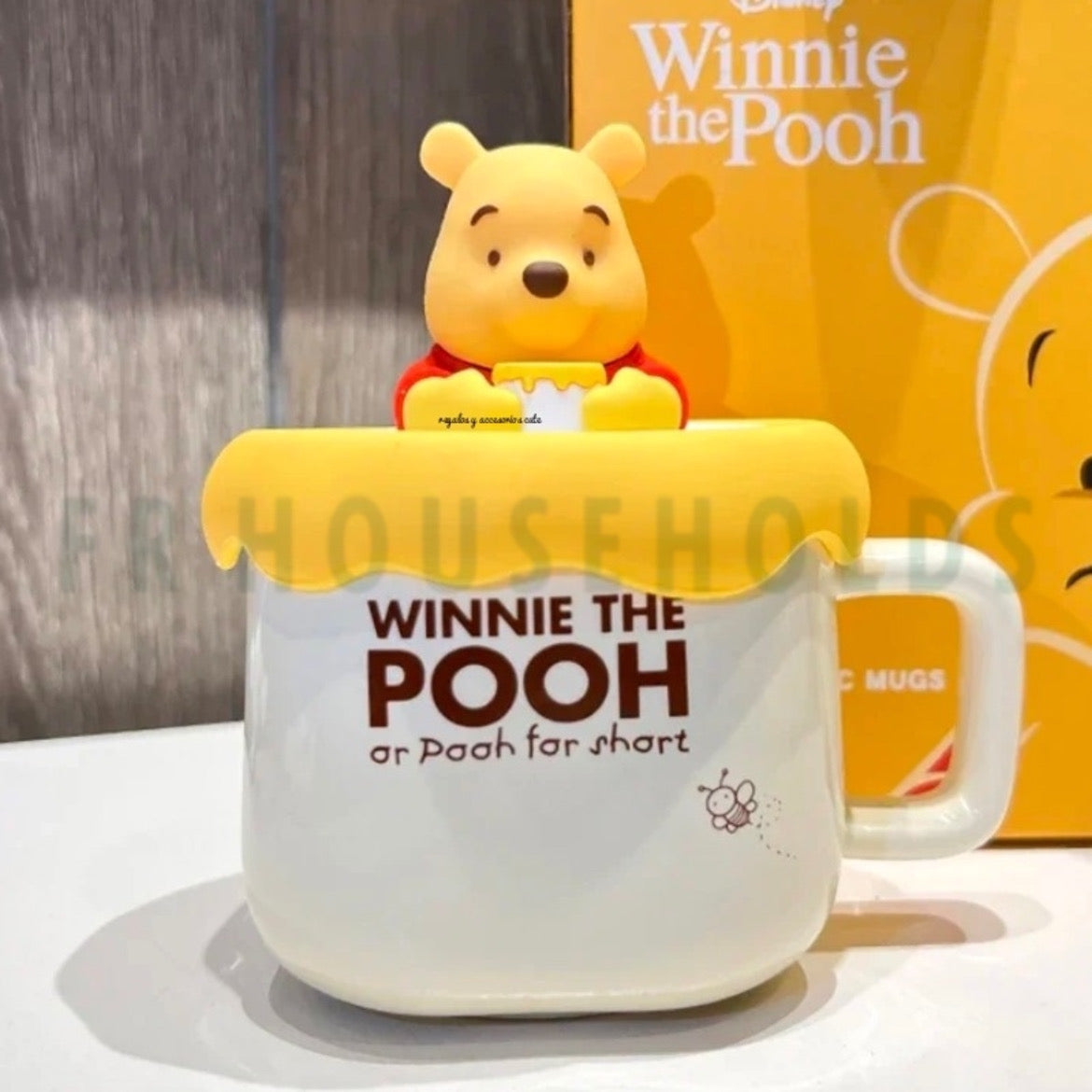 Walt Disney Winnie Pooh Porcelain - Disney Winnie The Pooh Mug With Spoon | 3pcs Set