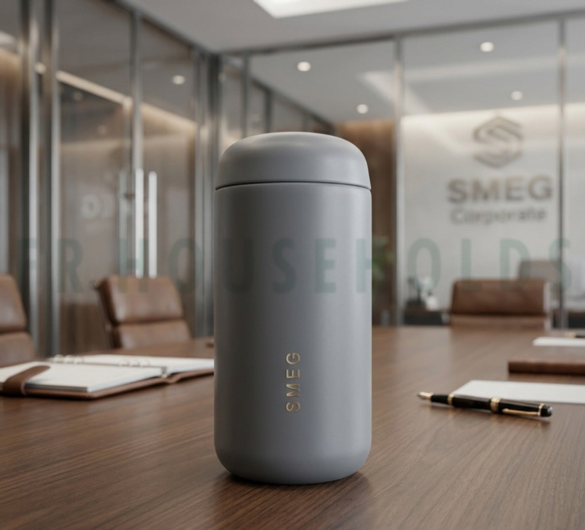 SMEG Insulated Coffee Mug 350ml | Hot & Cold Travel Tumbler