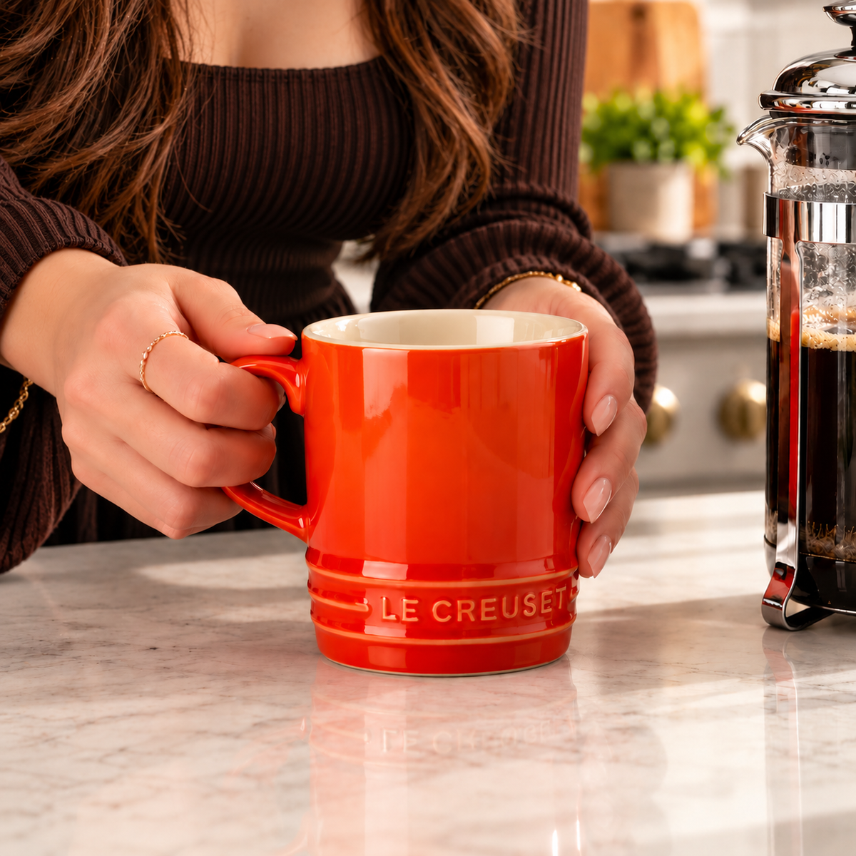 The Ultimate Coffee Upgrade | Authentic Le Creuset 6pc Porcelain Set
