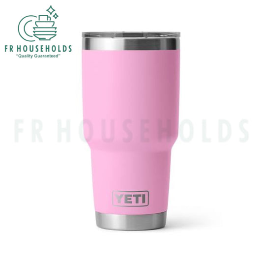 YETI Rambler 30 oz Tumbler Retired Colors - Stainless Steel - Vacuum Insulated with MagSlider Lid | Ice Pink