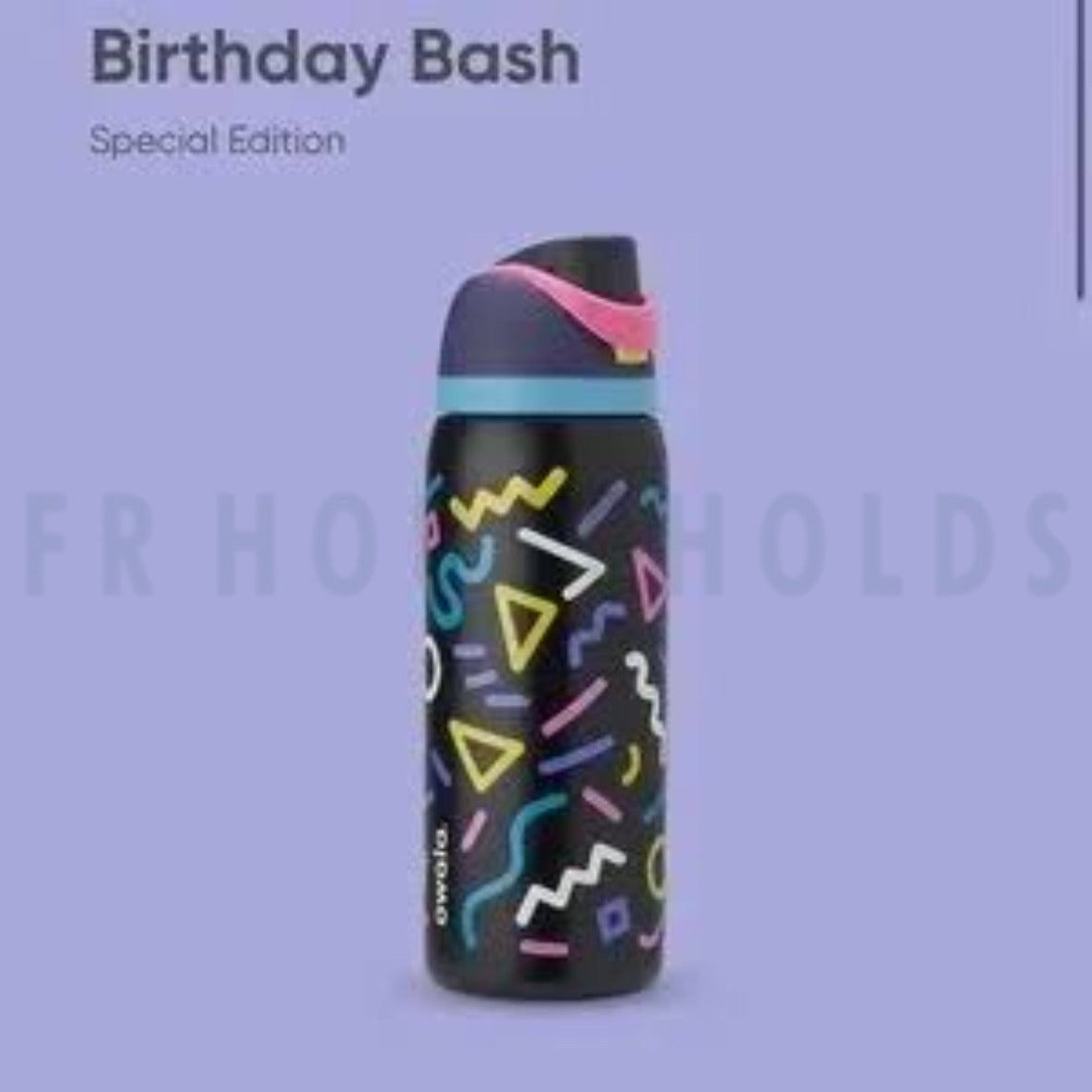 Owala FreeSip® Water Bottle - 24oz | Birthday Bash Mixtape