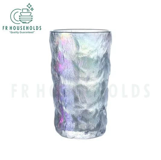 Frozen Ice Drink Glass | 400ml - Rainbow - 6PC