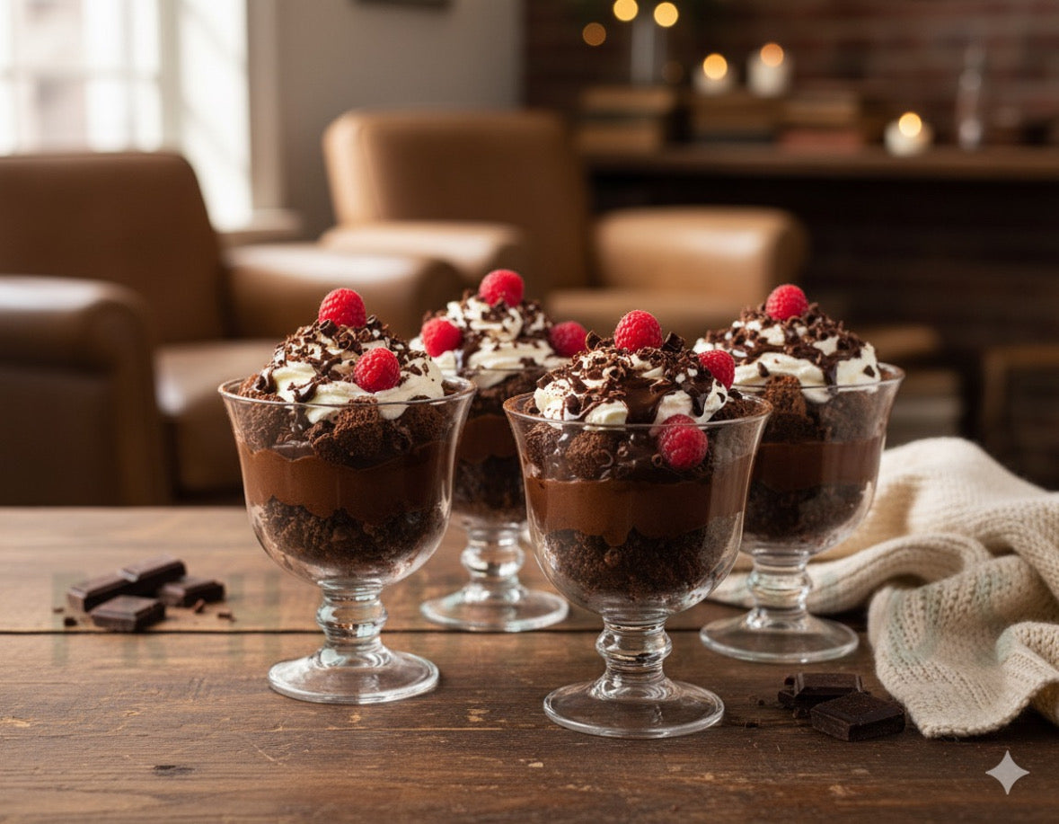 300ml Mini Trifle Bowl – Elegant Glass Dessert Bowl for Layered Treats & Stylish Serving