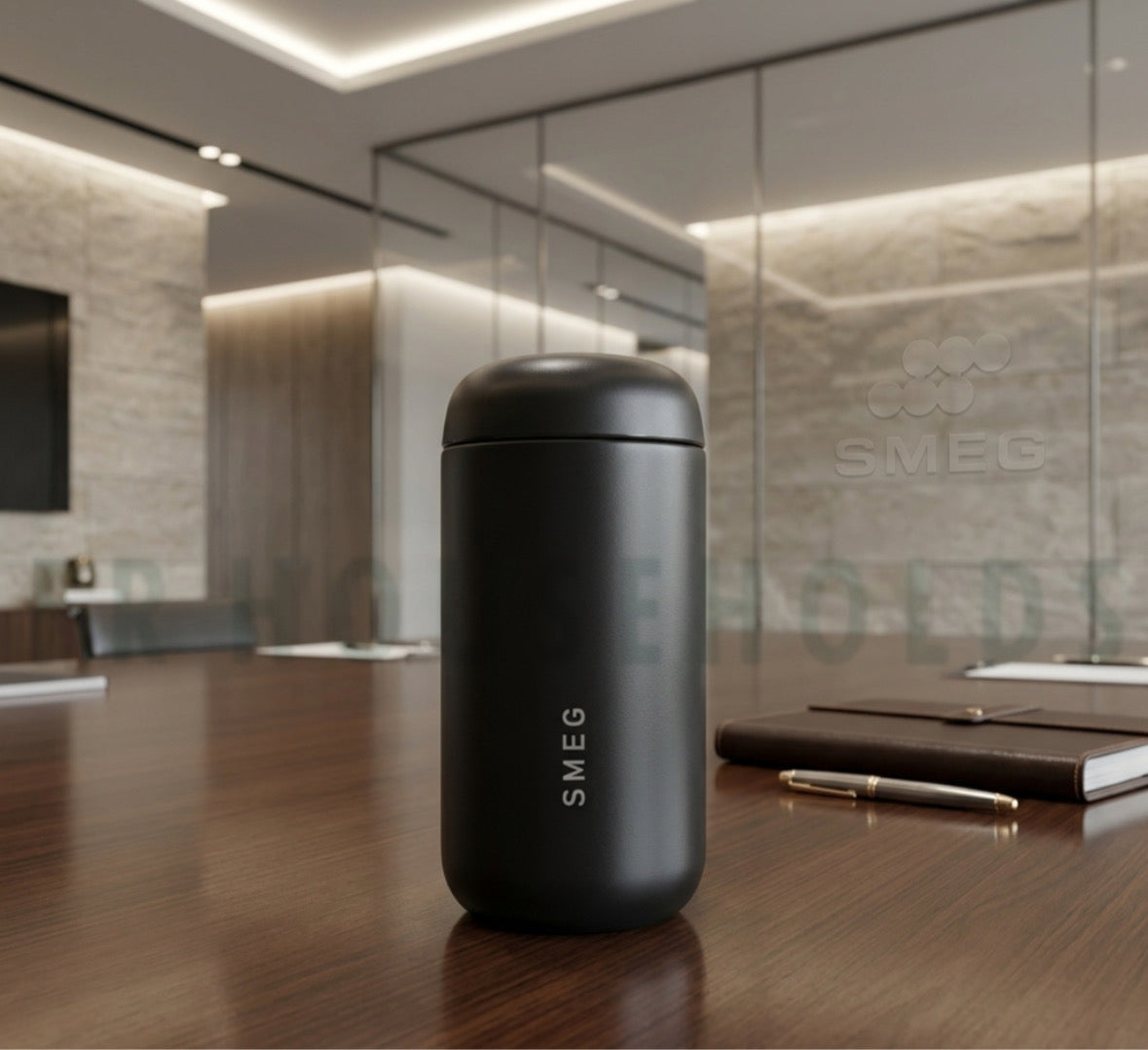 SMEG Insulated Coffee Mug 350ml | Hot & Cold Travel Tumbler