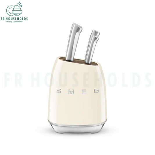 SMEG 7-Piece Knife Block Set – Premium Italian Design & Precision Cutting