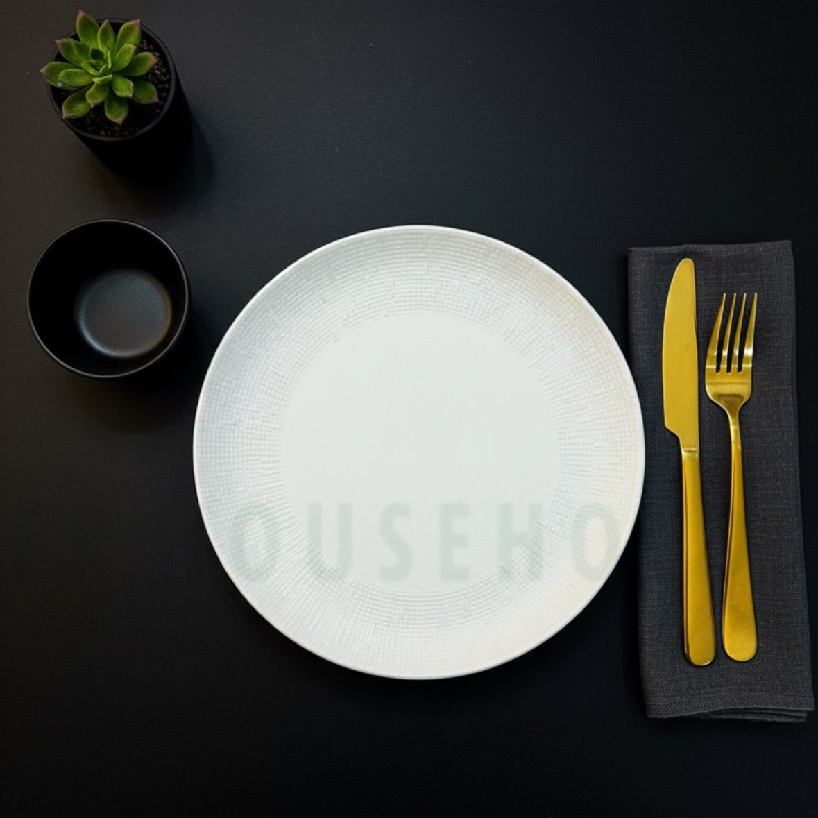 Premium Earthenware Self-Engraved Plates | Dinner - Deep - Quater  Microwave & Dishwasher Safe | 6 Peice