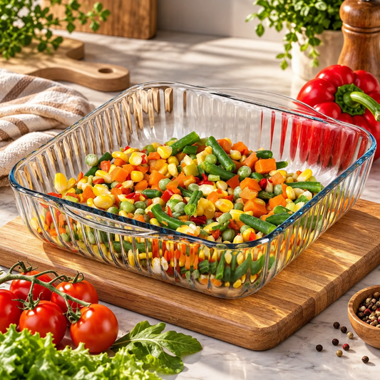 BORCAM Square Roaster Dish | 3.2ltr - Made In Turkey