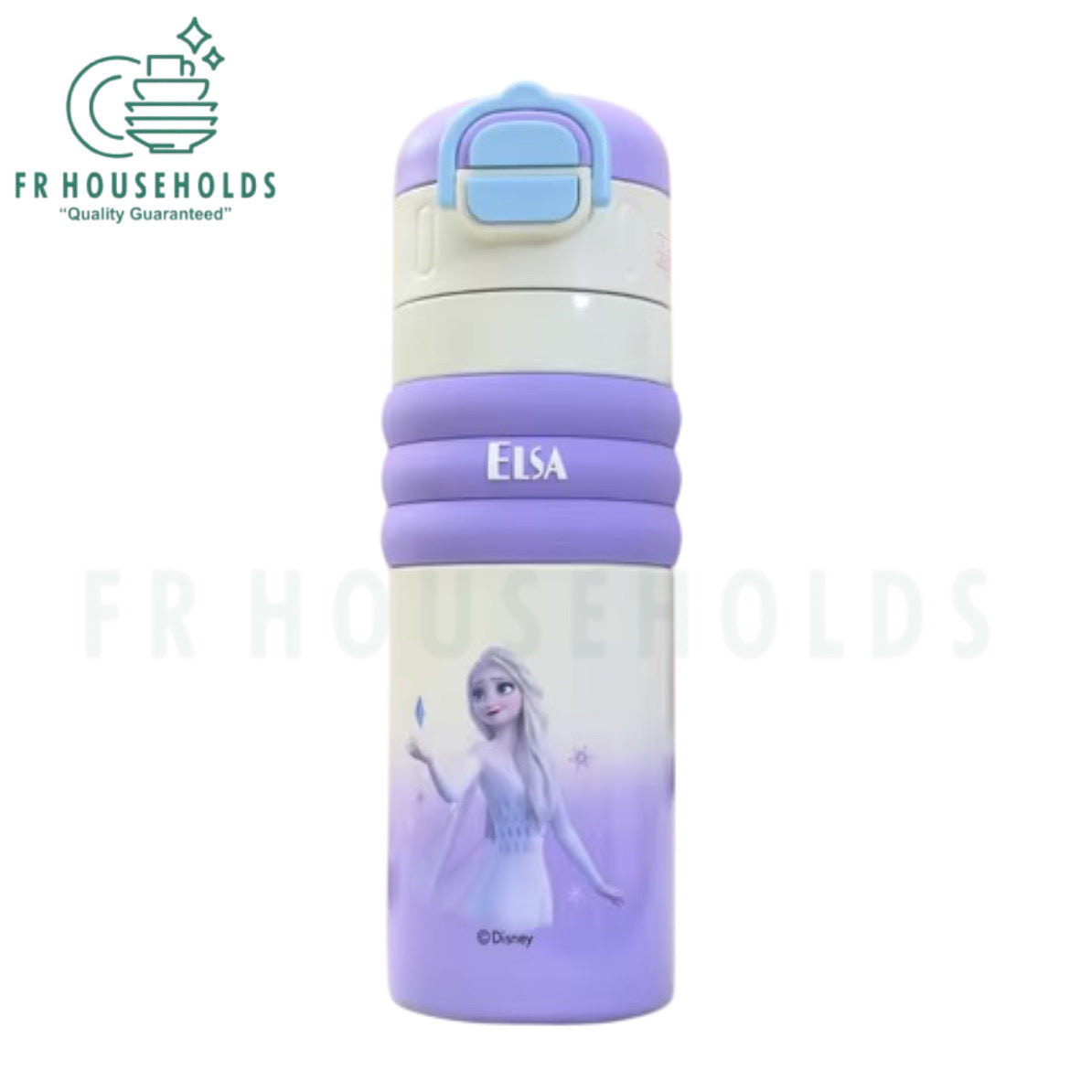 Walt Disney Frozen Elsa Insulated Water Bottle With Comfy Grip 550ml