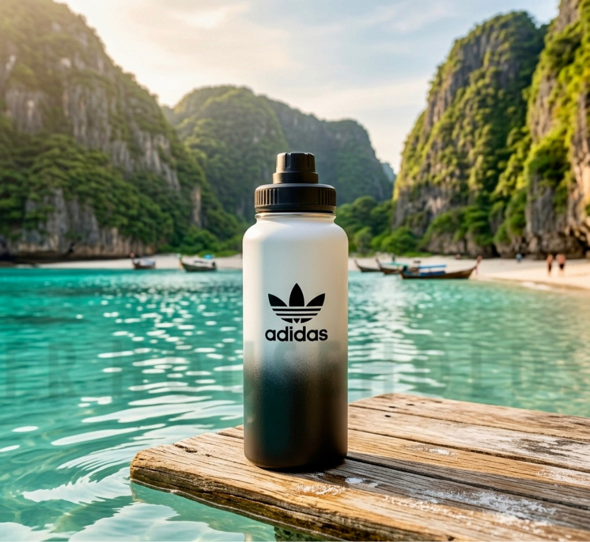 Adidas Insulated Water Bottles - 32oz Leak-Proof Sports Flasks