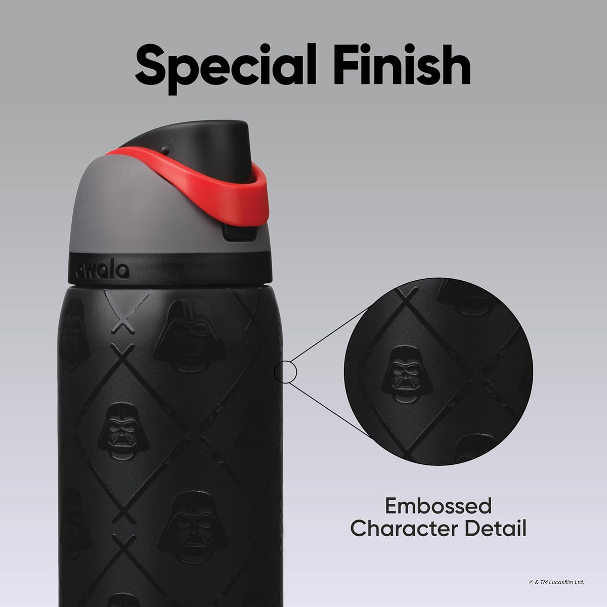 Owala FreeSip® Water Bottle – 32oz | Darth Vader