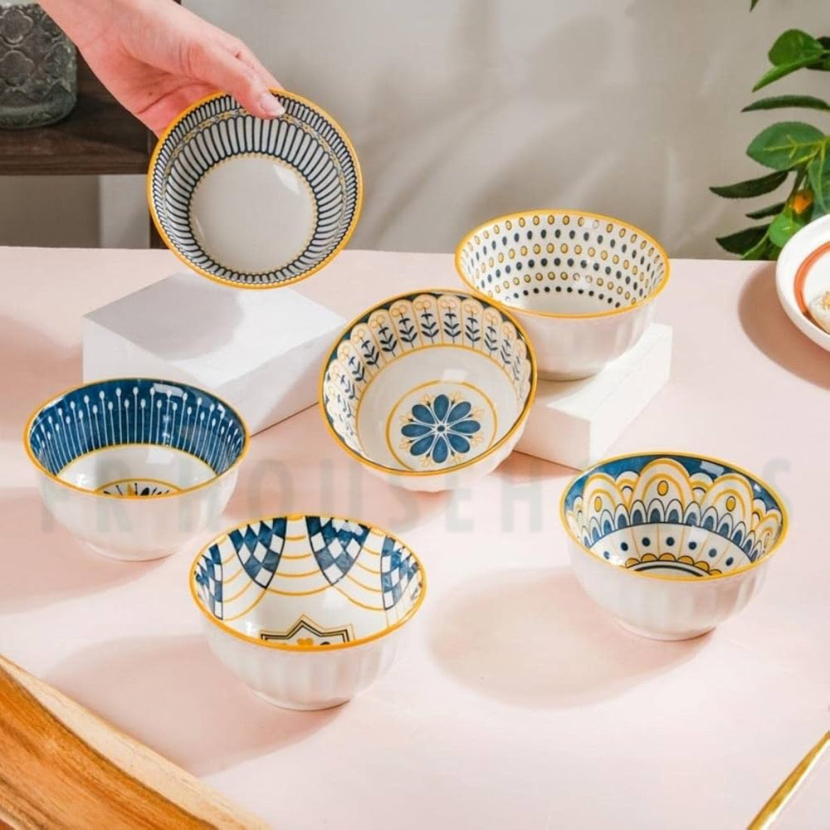 Professional 6-Piece Bowl Set – Excellent Quality With Chopsticks