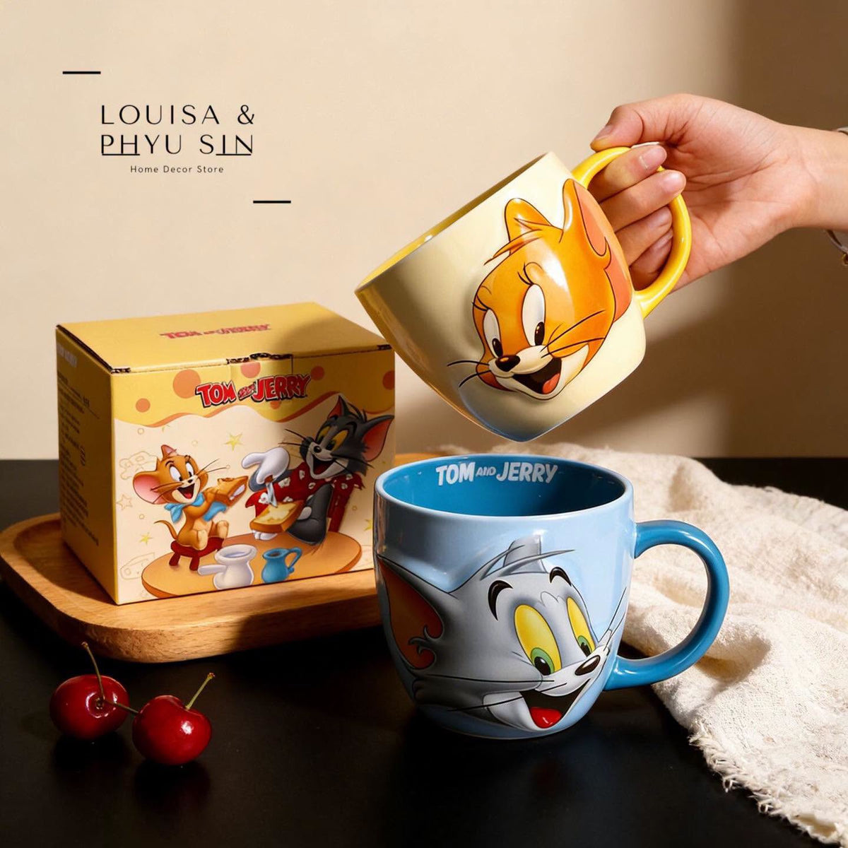 Tom & Jerry 550ml Premium Ceramic Mug