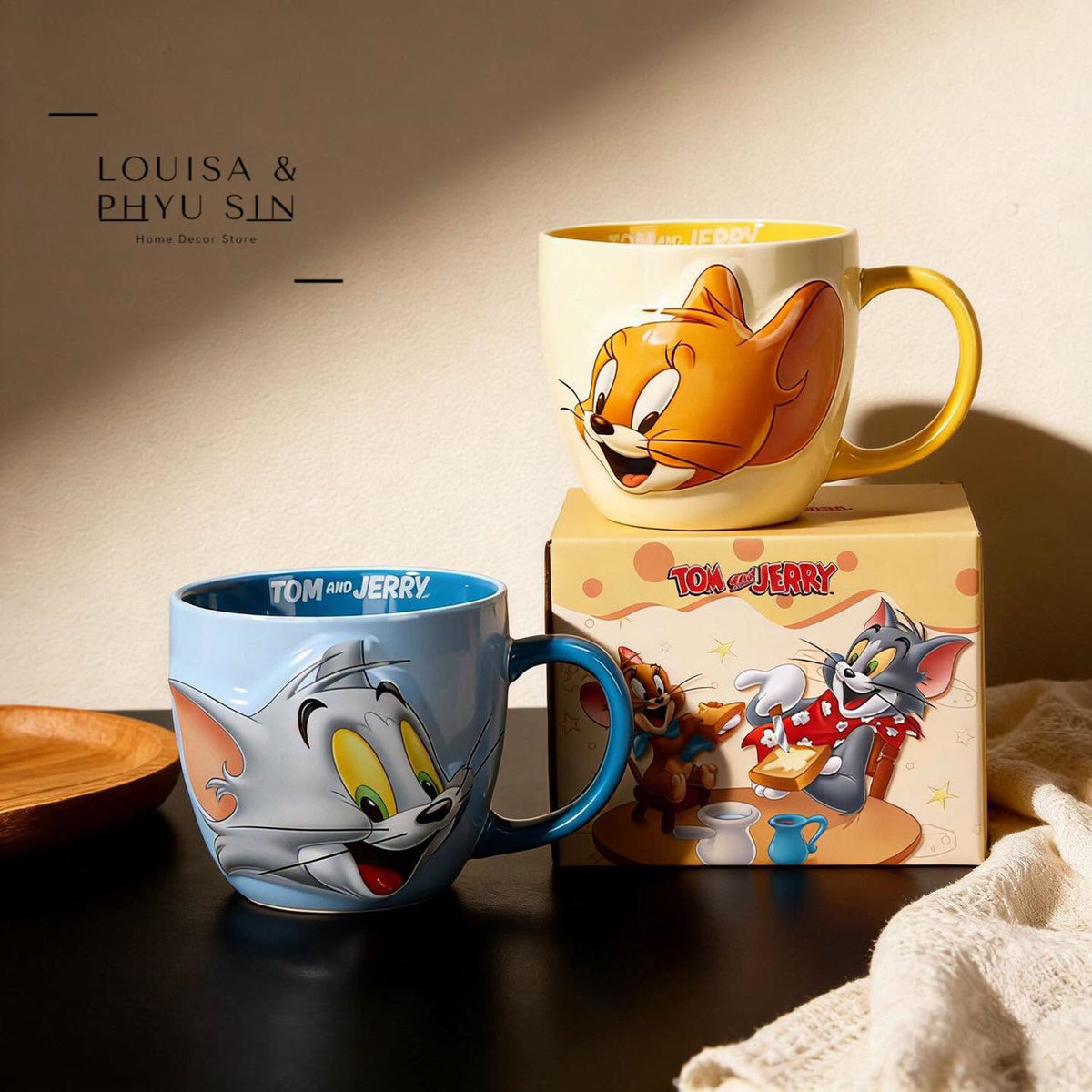 Tom & Jerry 550ml Premium Ceramic Mug