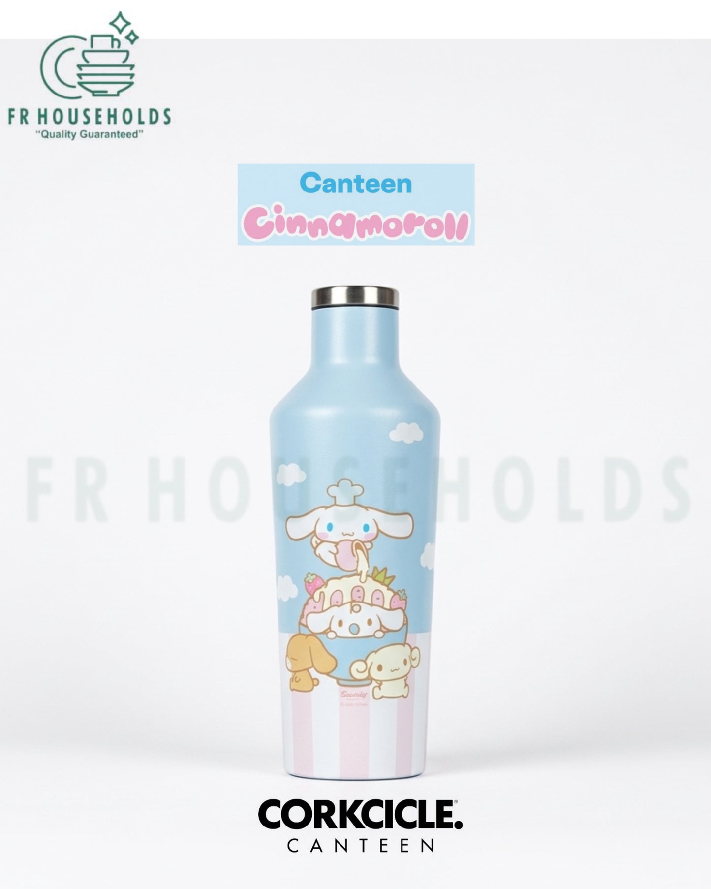 Corkcicle Classic Canteen 16oz Water Bottle | Cinnamoroll