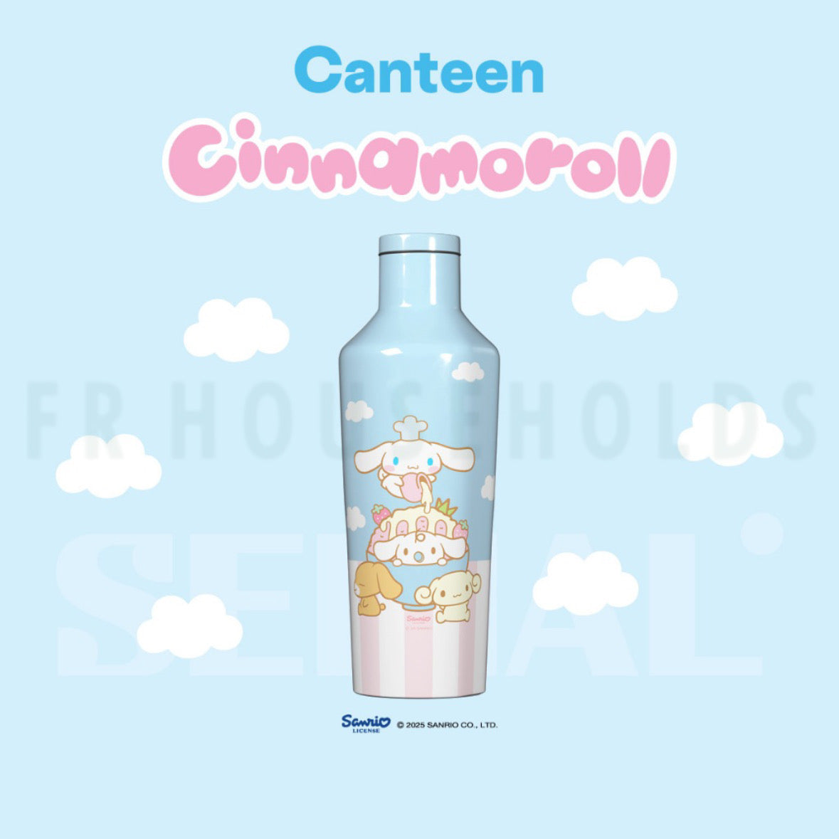 Corkcicle Classic Canteen 16oz Water Bottle | Cinnamoroll