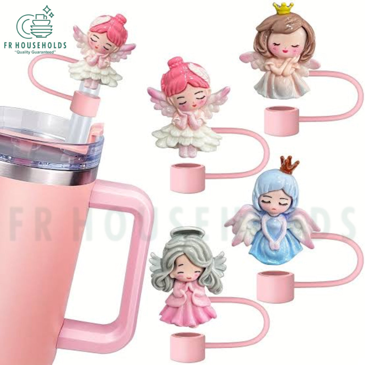 Little Princess Straw Covers – Silicone Toppers For 10MM Tumbler Straws